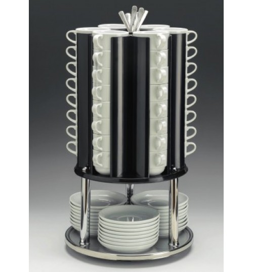 METAL ALTLI - DÖNER, TABAK, FİNCAN, KAŞIK STANDI Ø 30 X H: 55 Cm